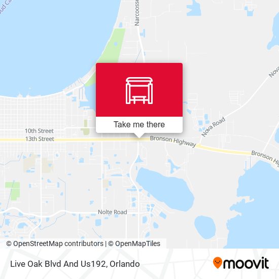 Live Oak Blvd And Us192 map