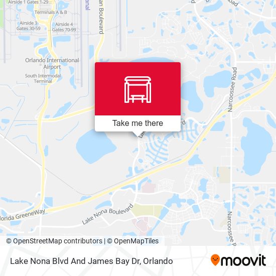 Mapa de Lake Nona Blvd And James Bay Dr