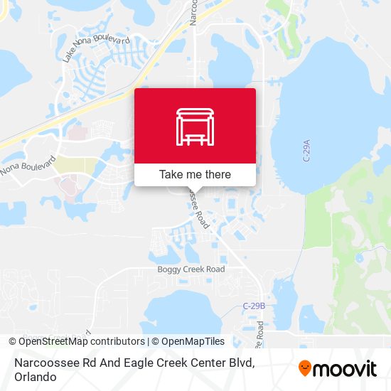 Narcoossee Rd And Eagle Creek Center Blvd stop Routes, Schedules, and