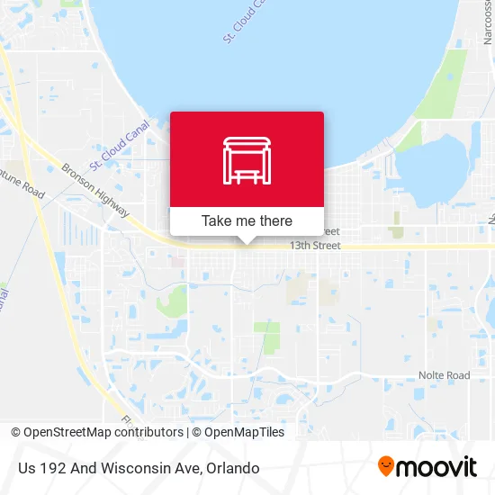 Mapa de Us 192 And Wisconsin Ave