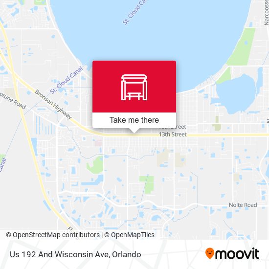 Mapa de Us 192 And Wisconsin Ave