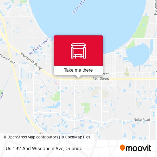 Mapa de Us 192 And Wisconsin Ave