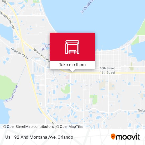 Us 192 And Montana Ave map