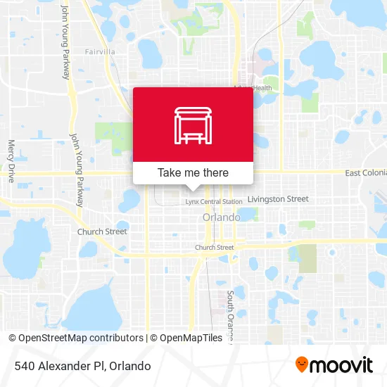 Mapa de 540 Alexander Pl