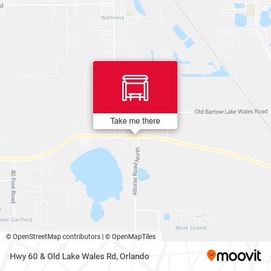 Hwy 60 & Old Lake Wales Rd map