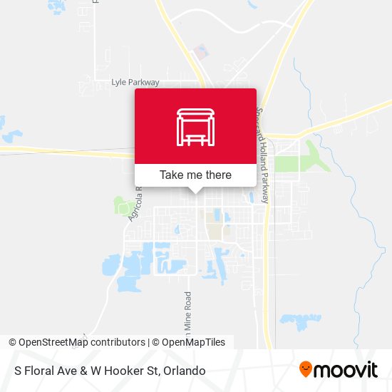 Mapa de S Floral Ave & W Hooker St