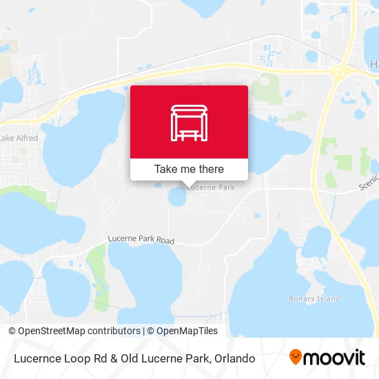 Lucernce Loop Rd & Old Lucerne Park map
