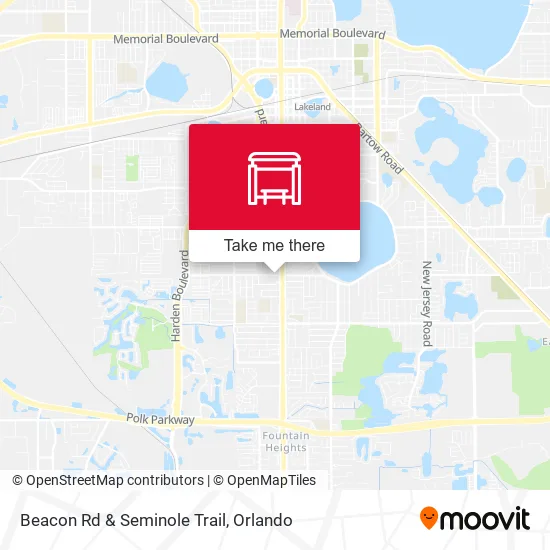 Beacon Rd & Seminole Trail map