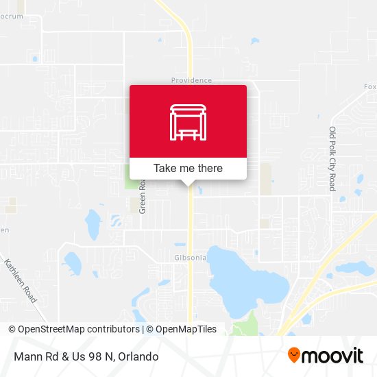 Mapa de Mann Rd & Us 98 N