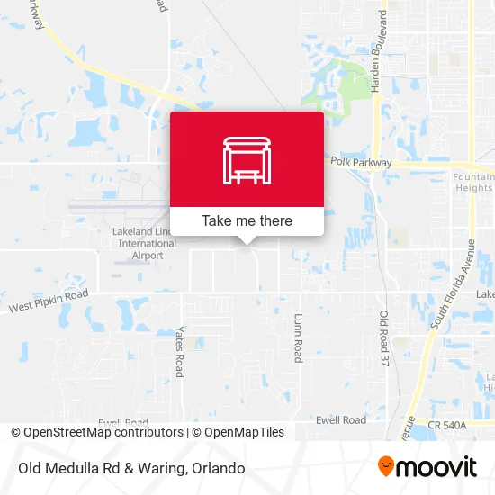 Old Medulla Rd & Waring map