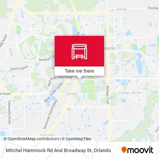 Mitchel Hammock Rd And Broadway St map