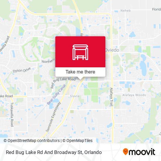 Red Bug Lake Rd And Broadway St map