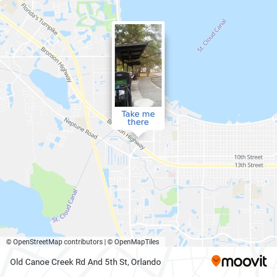 Mapa de Old Canoe Creek Rd And 5th St