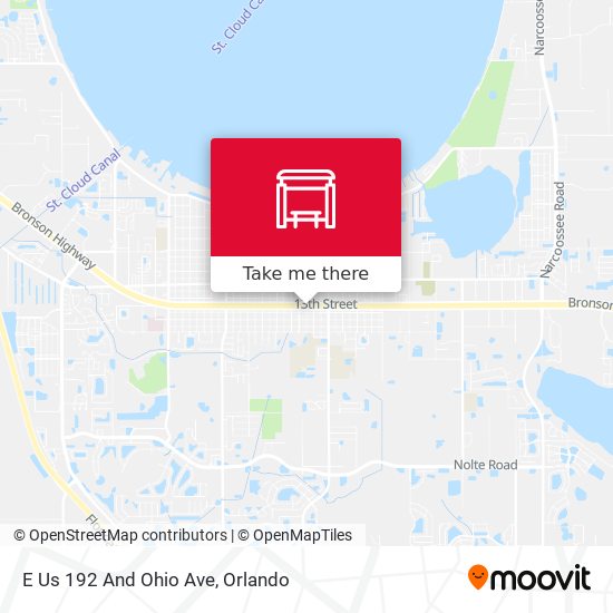 E Us 192 And Ohio Ave map