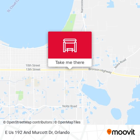 Mapa de E Us 192 And Murcott Dr