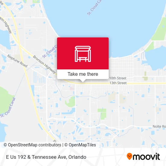 E Us 192 & Tennessee Ave map