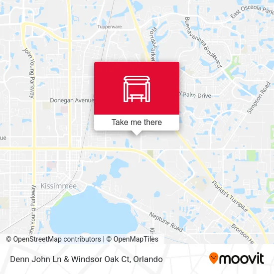 Denn John Ln & Windsor Oak Ct map