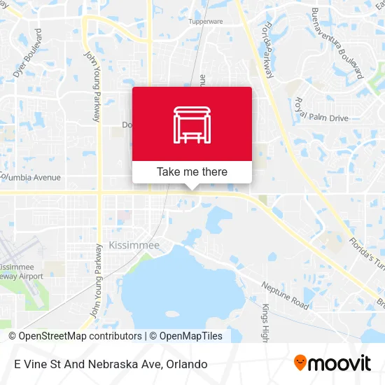 Mapa de E Vine St And Nebraska Ave