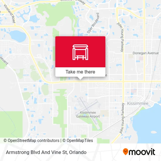 Mapa de Armstrong Blvd And Vine St