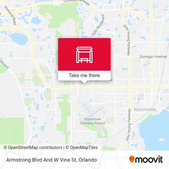 Mapa de Armstrong Blvd And W Vine St