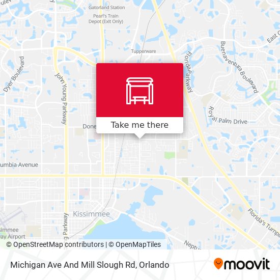Mapa de Michigan Ave And Mill Slough Rd