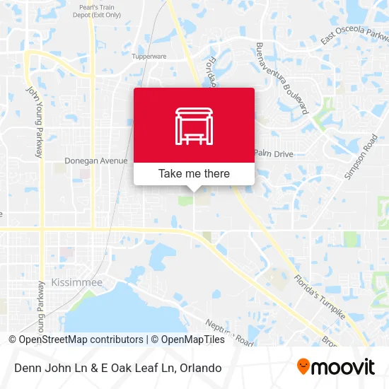 Denn John Ln & E Oak Leaf Ln map
