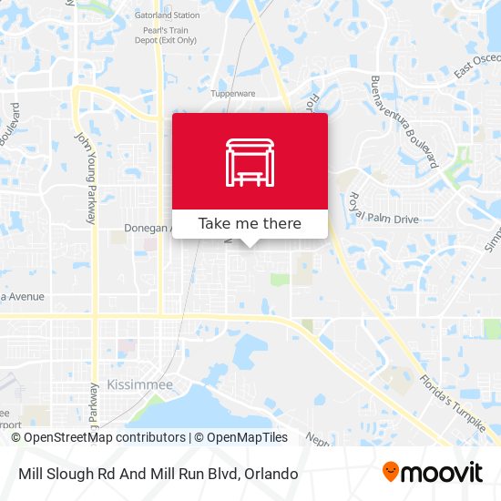 Mill Slough Rd And Mill Run Blvd map