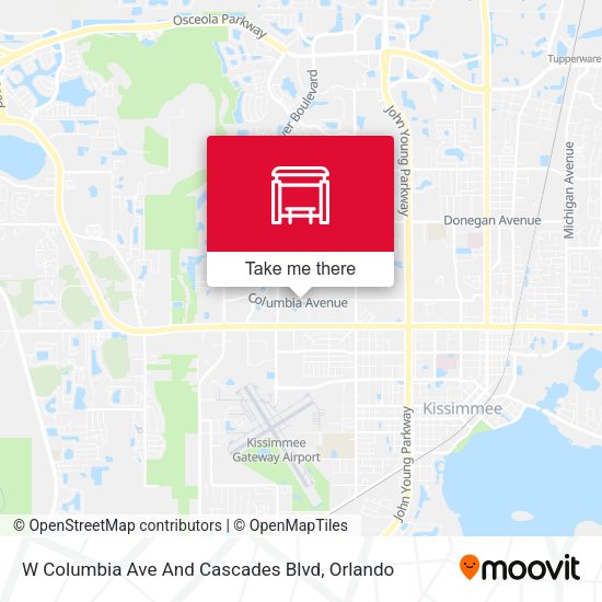 Mapa de W Columbia Ave And Cascades Blvd