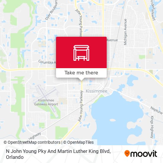 N John Young Pky And Martin Luther King Blvd map