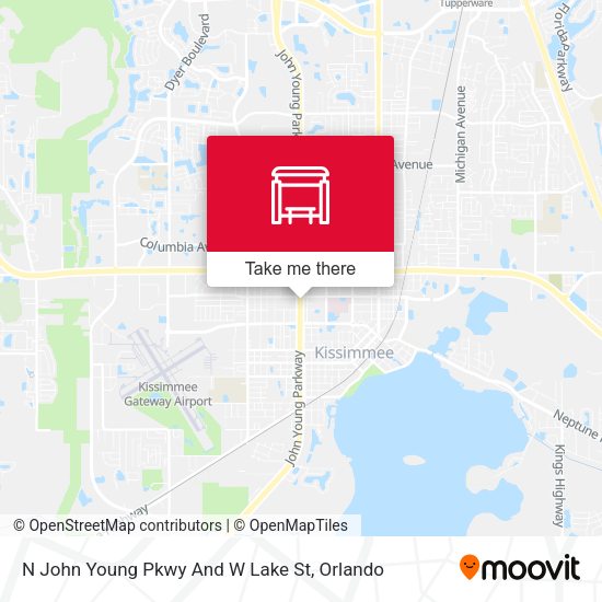 Mapa de N John Young Pkwy And W Lake St