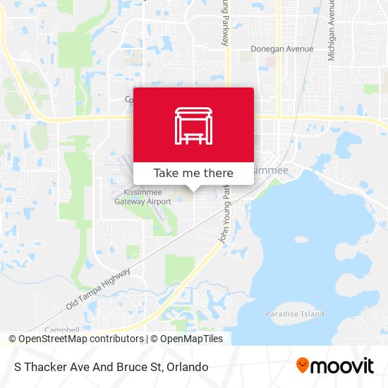 Mapa de S Thacker Ave And Bruce St