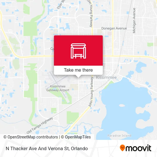 Mapa de N Thacker Ave And Verona St