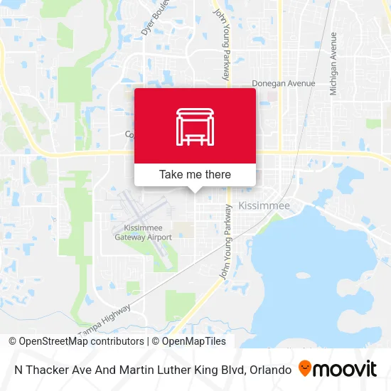 Mapa de N Thacker Ave And Martin Luther King Blvd