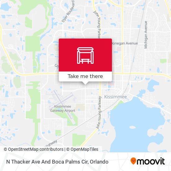 Mapa de N Thacker Ave And Boca Palms Cir
