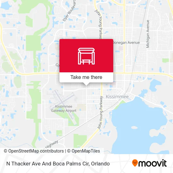 Mapa de N Thacker Ave And Boca Palms Cir