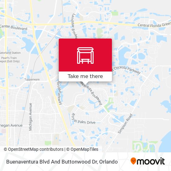 Buenaventura Blvd And Buttonwood Dr map