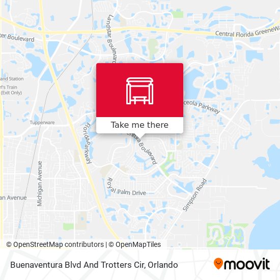 Buenaventura Blvd And Trotters Cir map