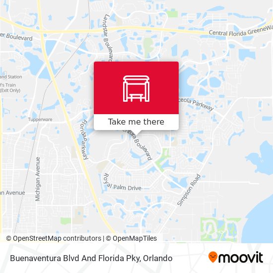 Mapa de Buenaventura Blvd And Florida Pky