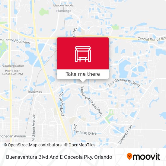 Buenaventura Blvd And E Osceola Pky map