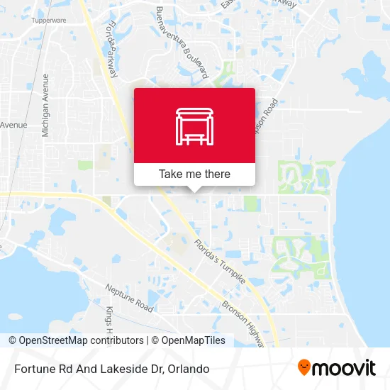 Mapa de Fortune Rd And Lakeside Dr