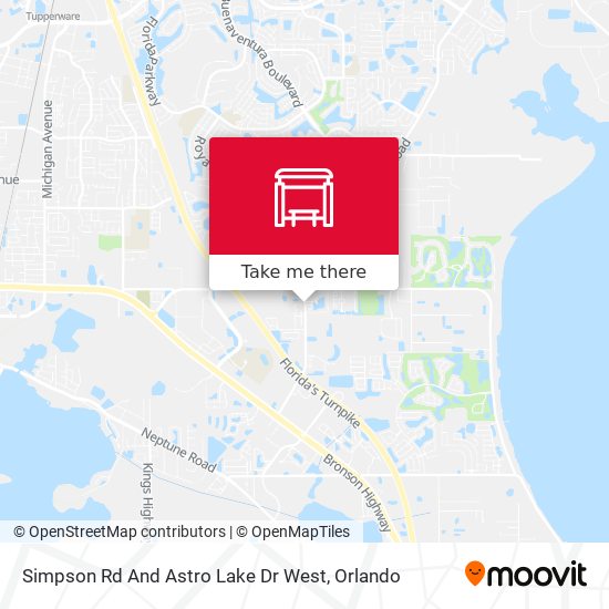 Mapa de Simpson Rd And Astro Lake Dr West