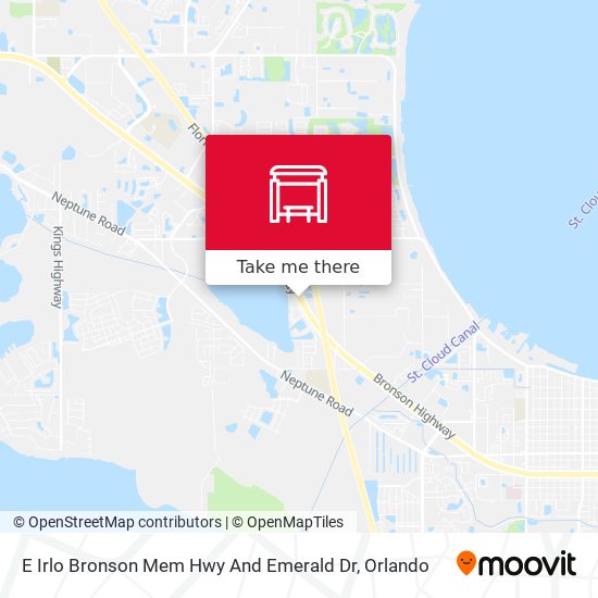E Irlo Bronson Mem Hwy And Emerald Dr map