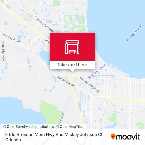 E Irlo Bronson Mem Hwy And Mickey Johnson Ct map