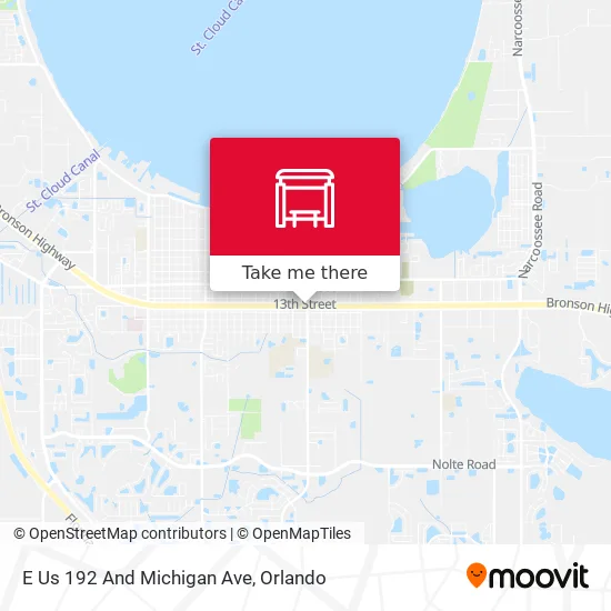 Mapa de E Us 192 And Michigan Ave