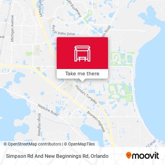 Simpson Rd And New Beginnings Rd map