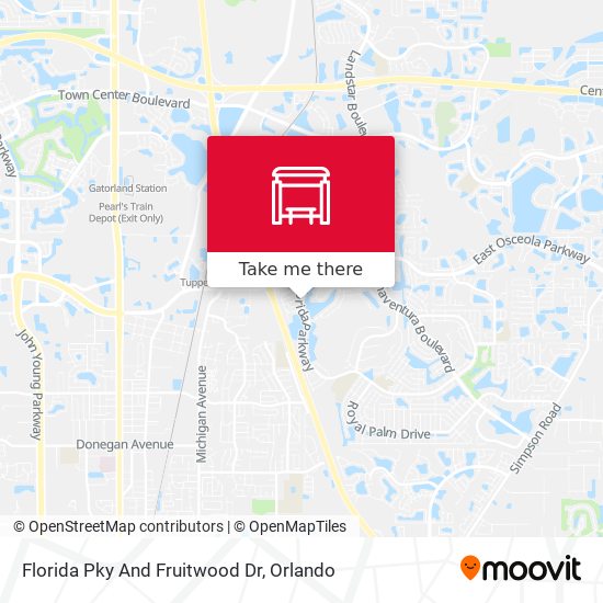 Florida Pky And Fruitwood Dr map