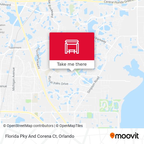 Florida Pky And Corena Ct map