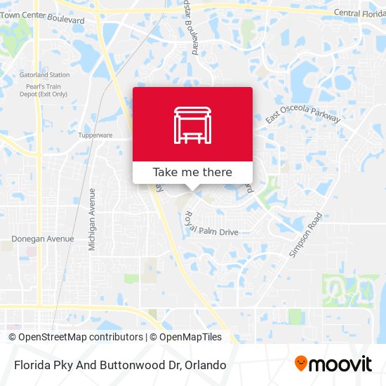 Florida Pky And Buttonwood Dr map
