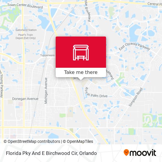 Mapa de Florida Pky And E Birchwood Cir