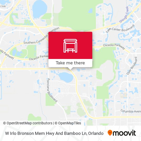 Mapa de W Irlo Bronson Mem Hwy And Bamboo Ln